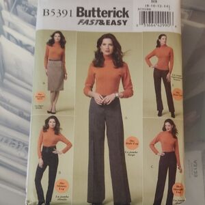 Butter Women's Wide-Leg Pants in Orange and Gray